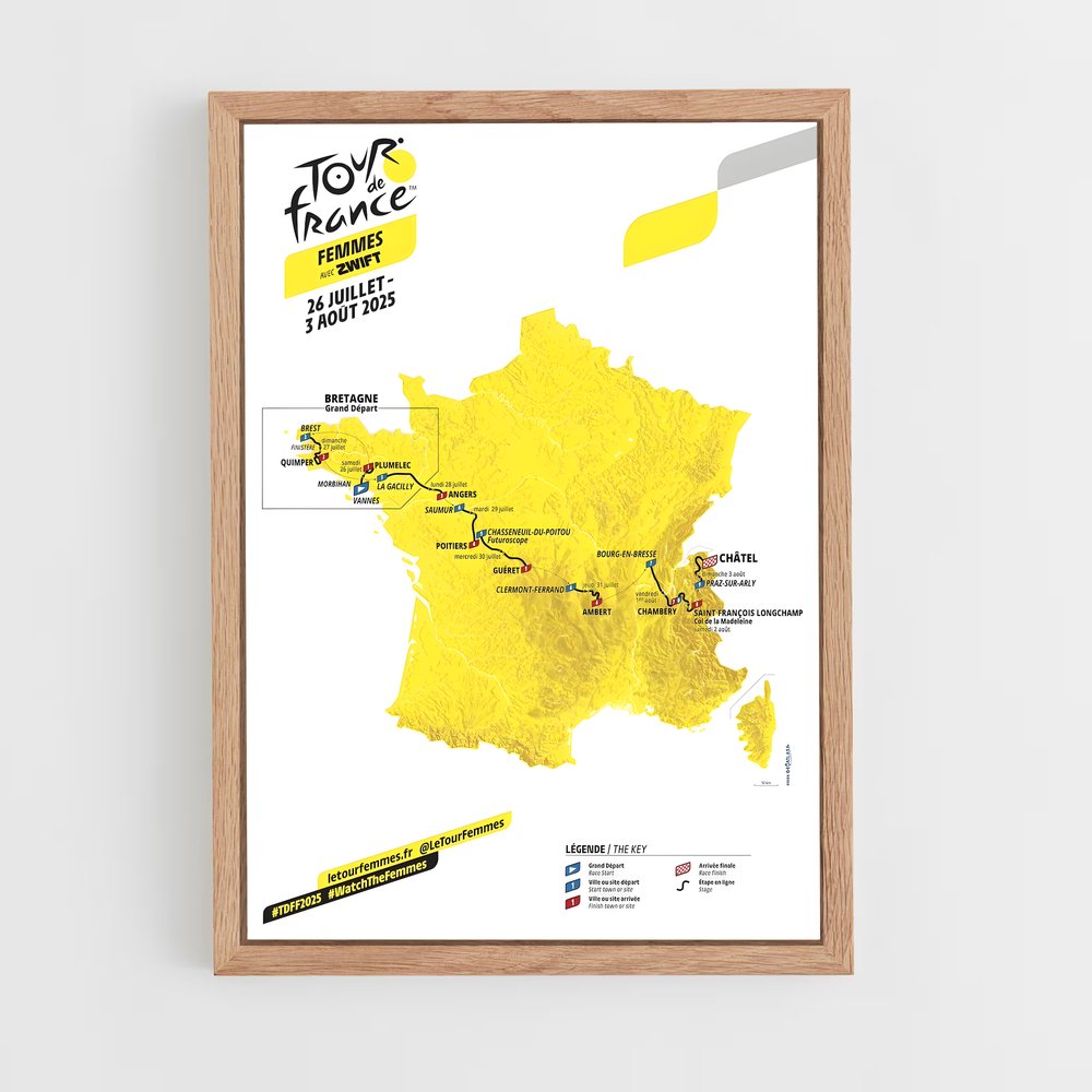 Poster La Route des Femmes – affiche Cyclisme (vue 4)